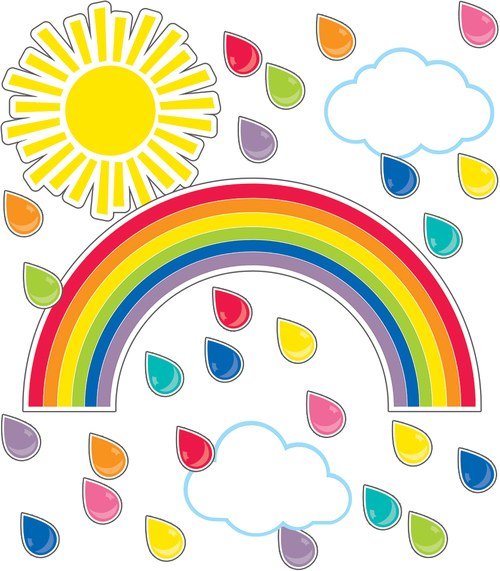 Bulletin Board - Giant Rainbow