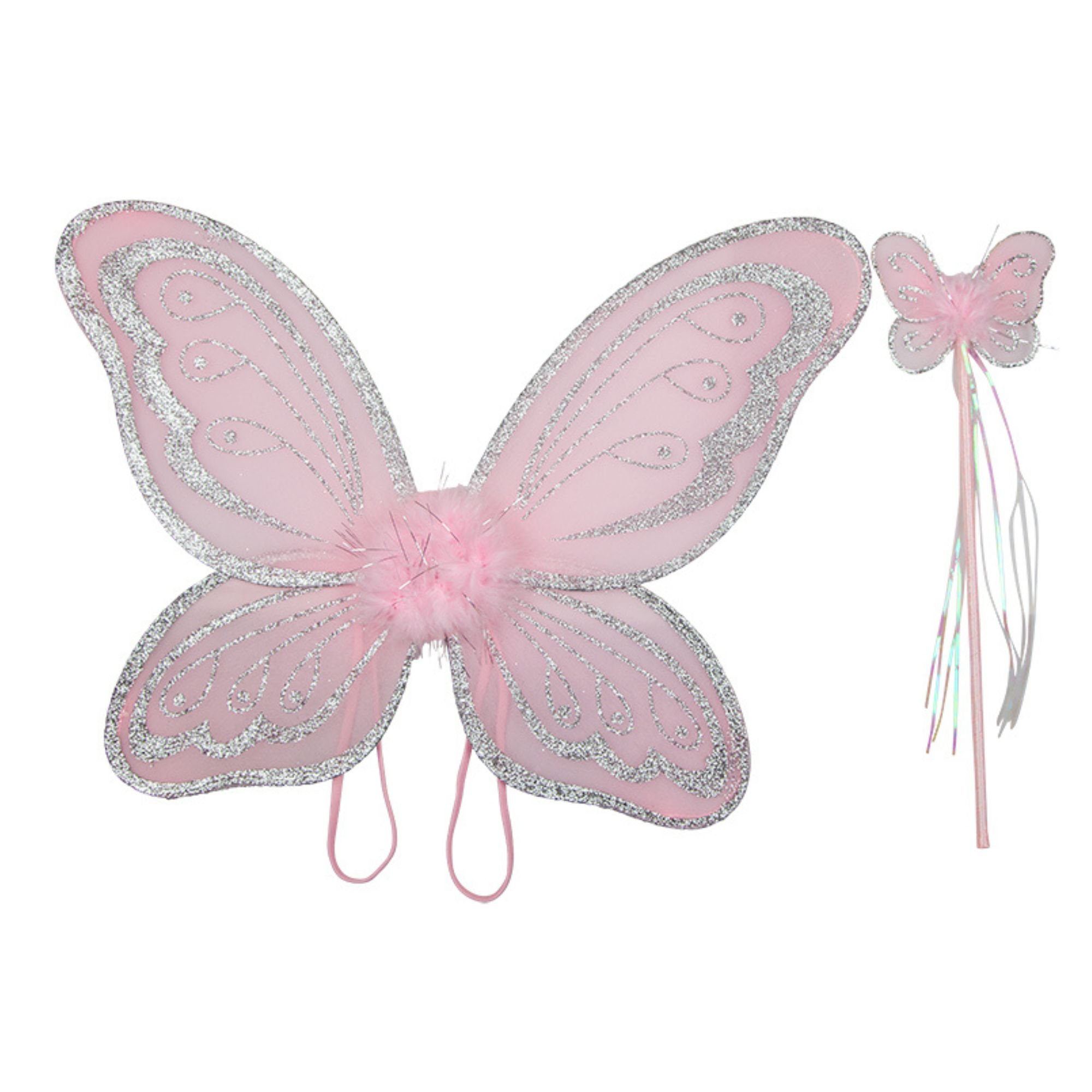 Fairy Wings & Wand Set (3yrs +)