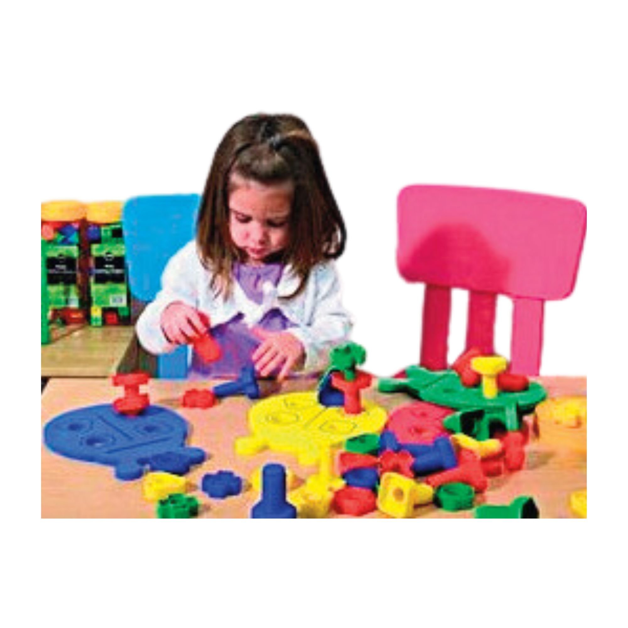 Nuts & Bolts w/ Foam Plate