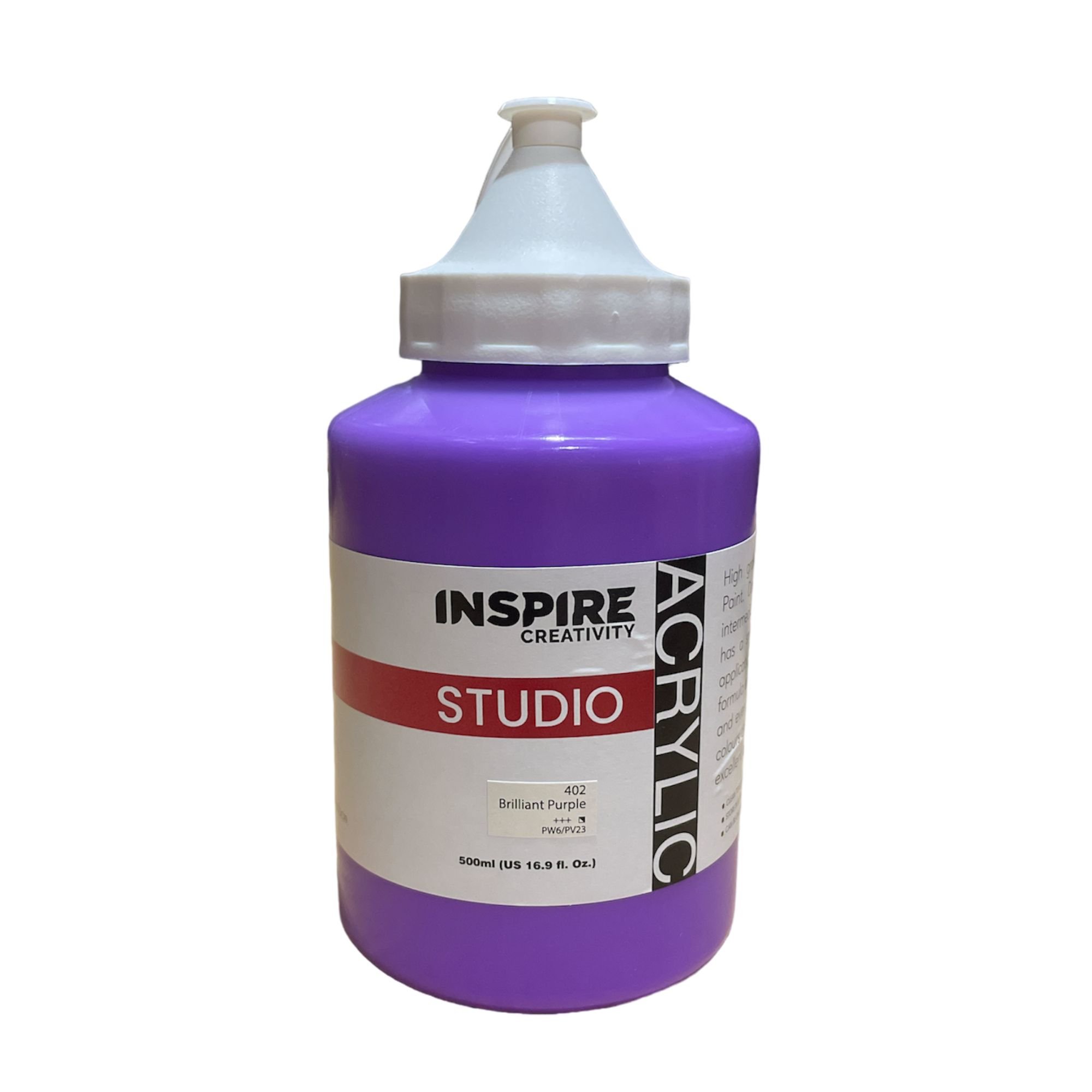 Inspire Studio Acrylic 500ml - Brilliant Purple