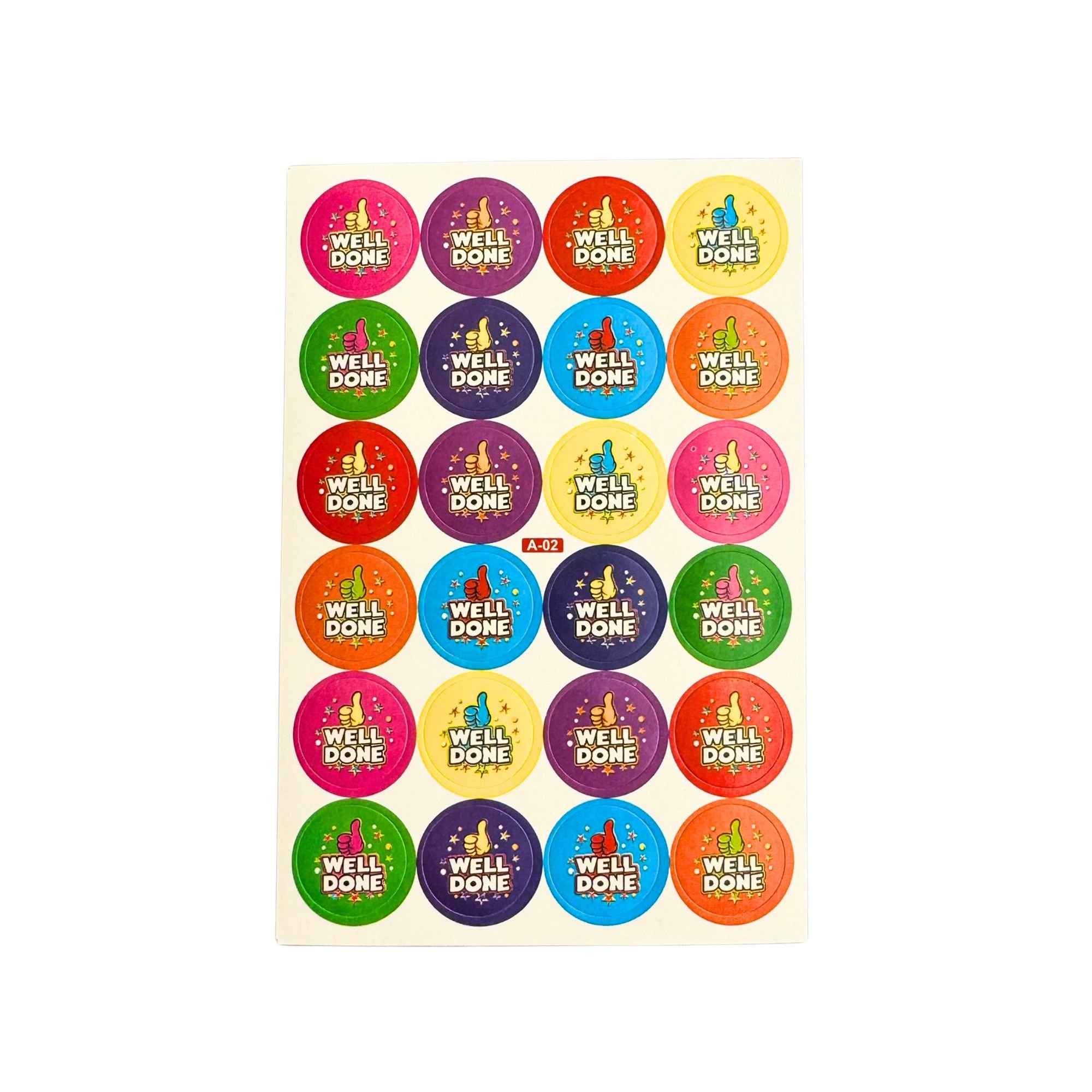 Well Done Stickers Thumps Up - Size 20mm (240 pack)