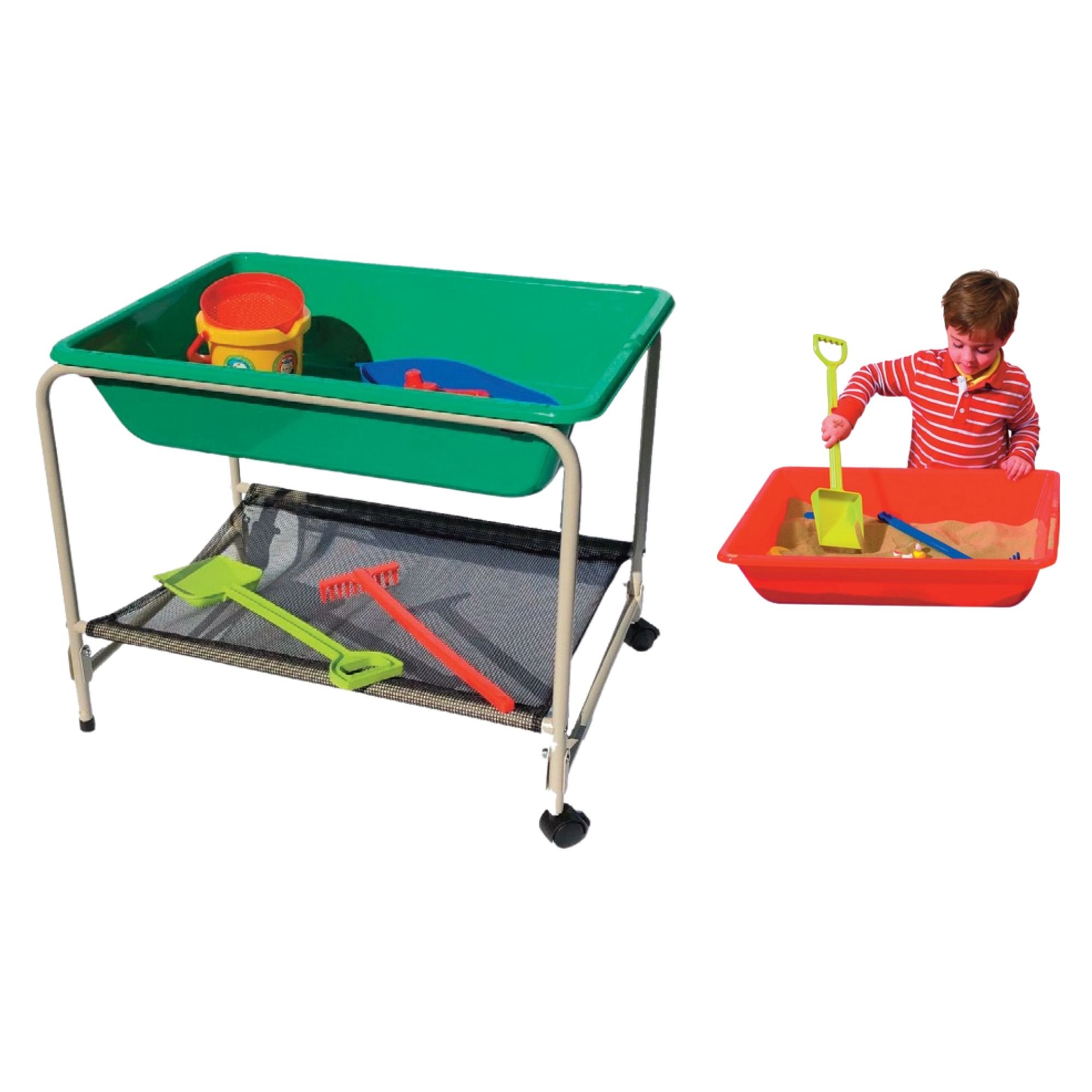 Sand/Water Bath & Stand - Yellow