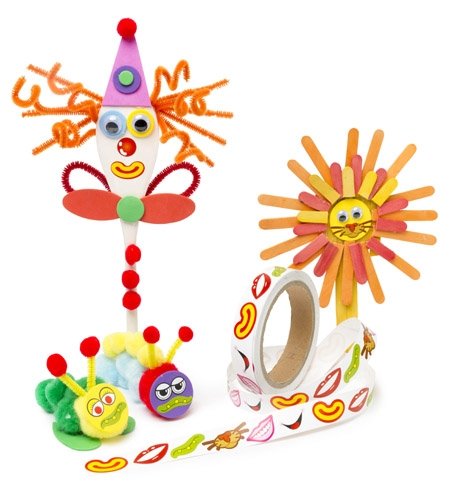 Paper Mouths - Sticker Roll with 6 different Designs (600)