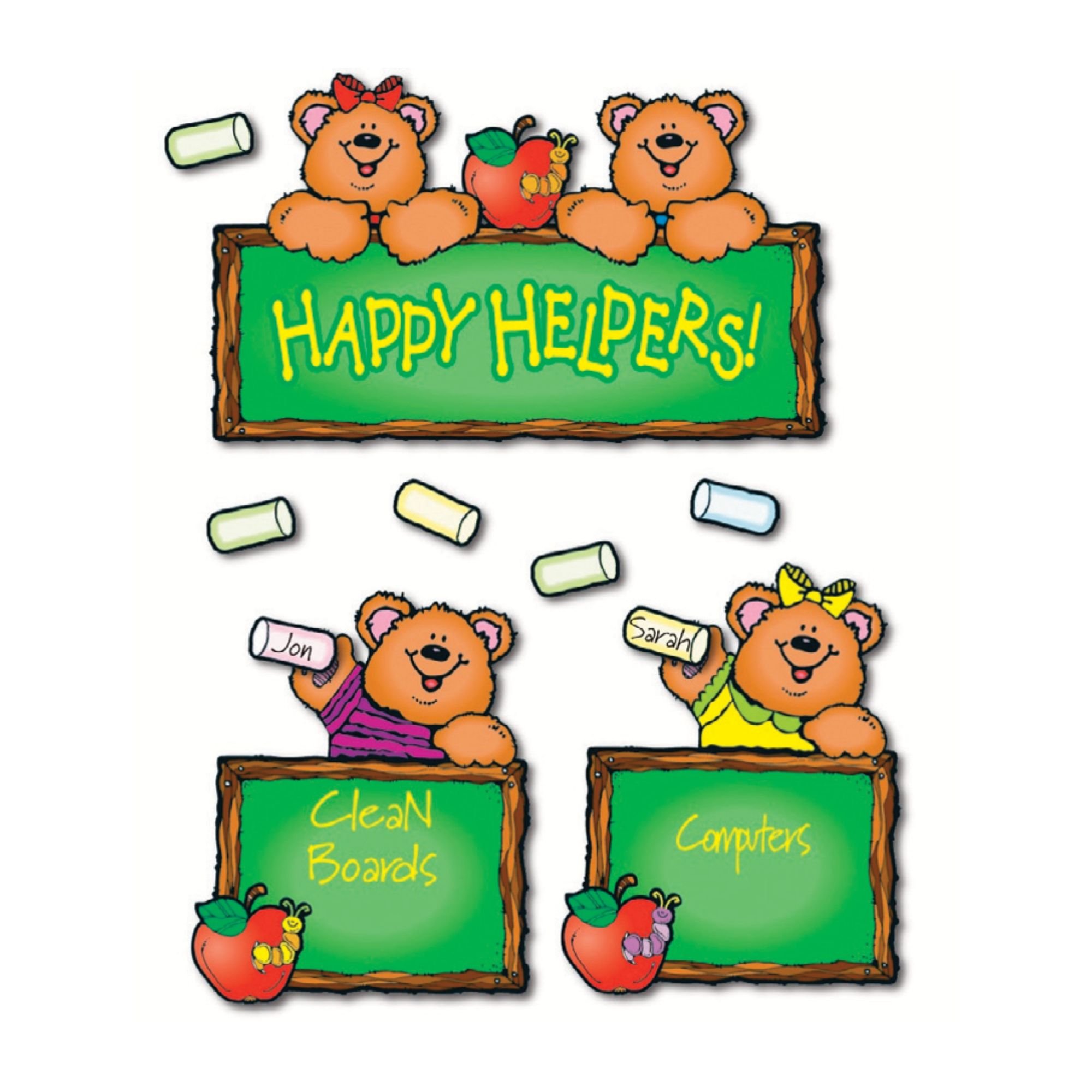 Mini Bulletin Board - Happy Helper Bears