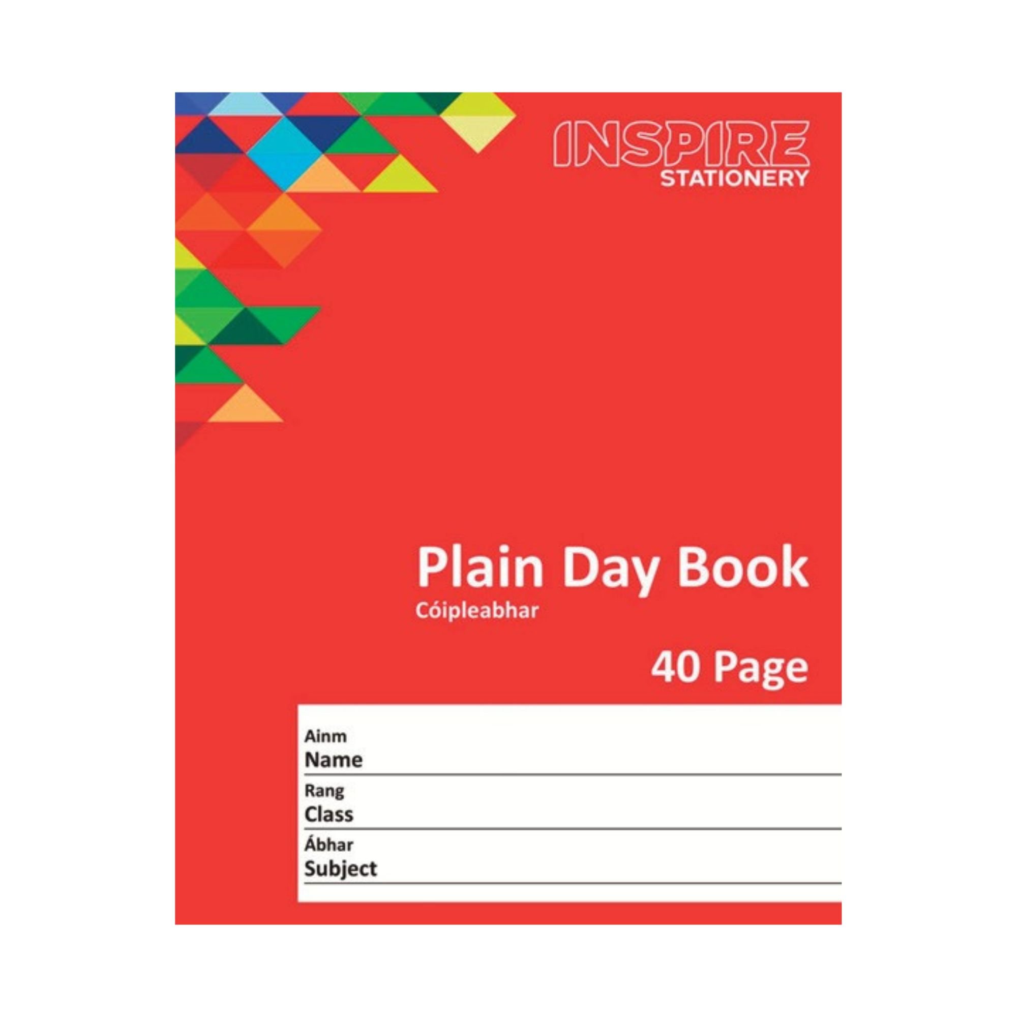 40pg Plain Day Book
