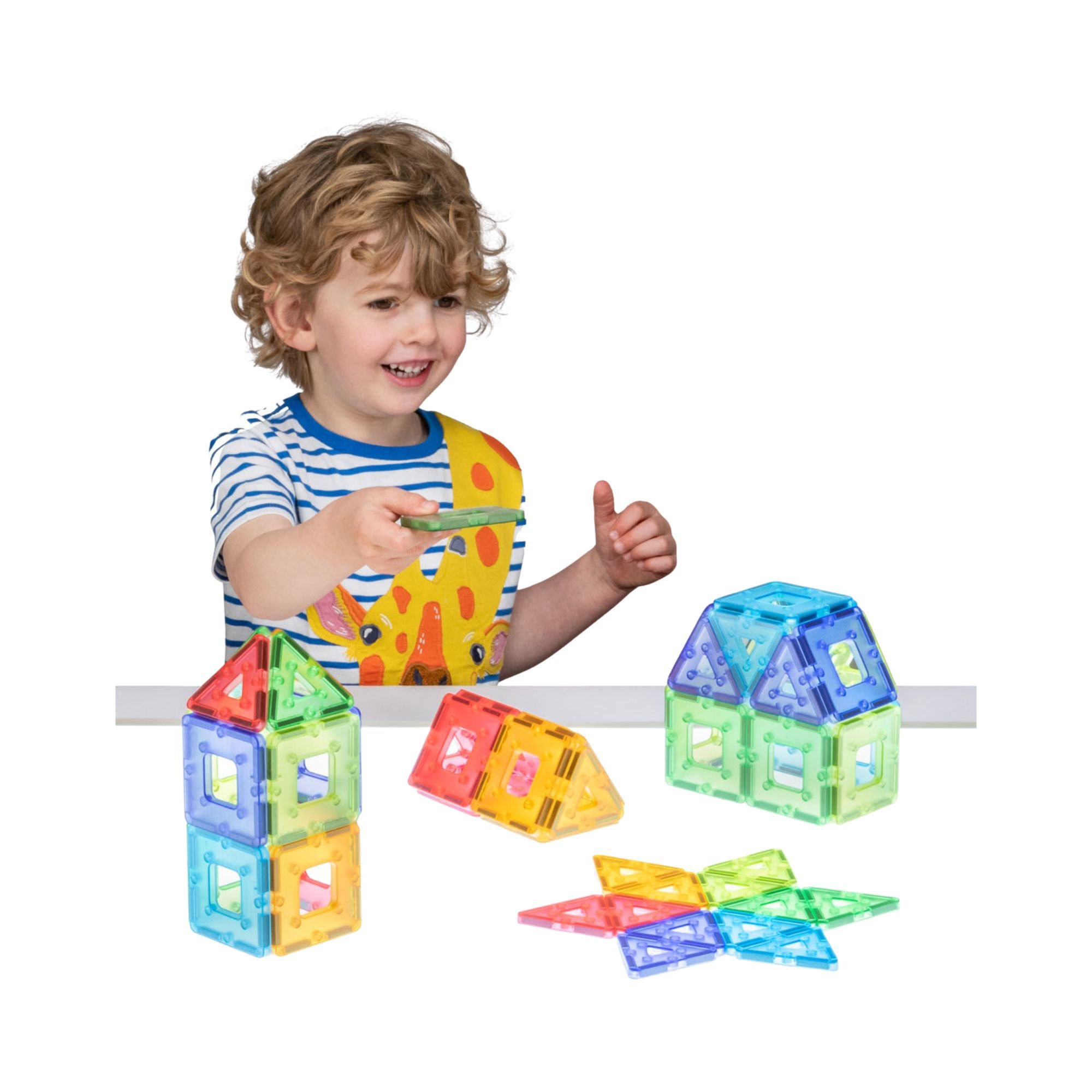 Polydron - Magnetic Translucent KinderMag Starter Set (48)