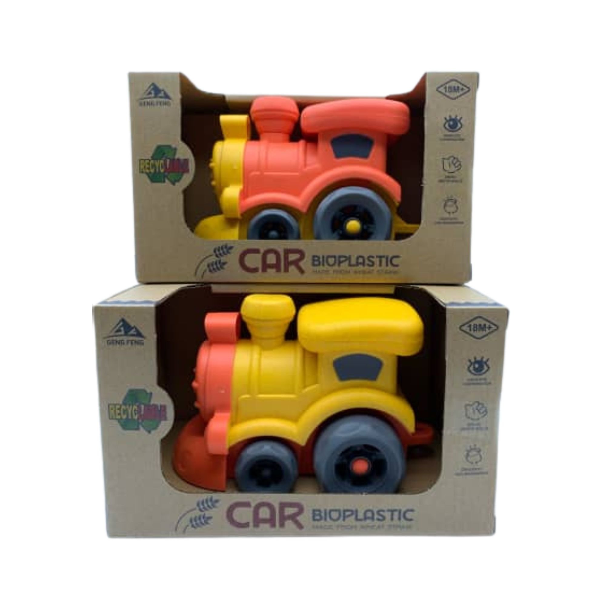 Bioplastic Train (20cm x 9.5cm x 12cm)
