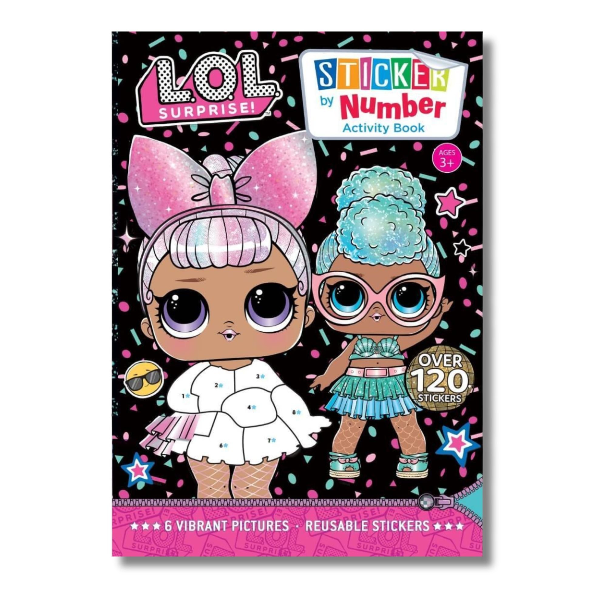 Stickers By Number Book - LOL Surprise 