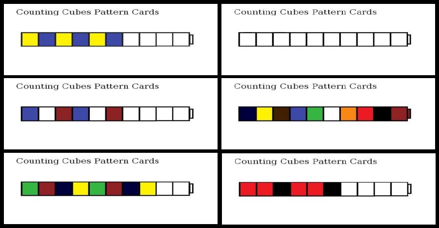 Counting Cubes Sequence Cards