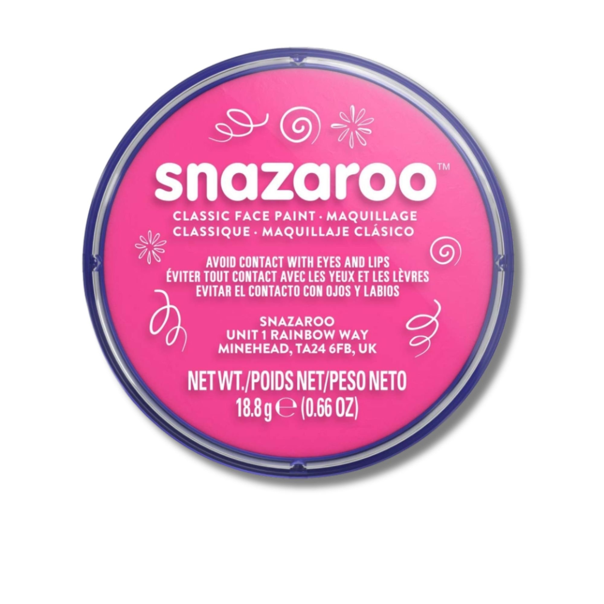 Snazaroo Face Paint - Bright Pink (18ml)