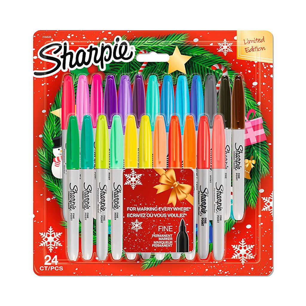 Sharpie Xmas Pack 24