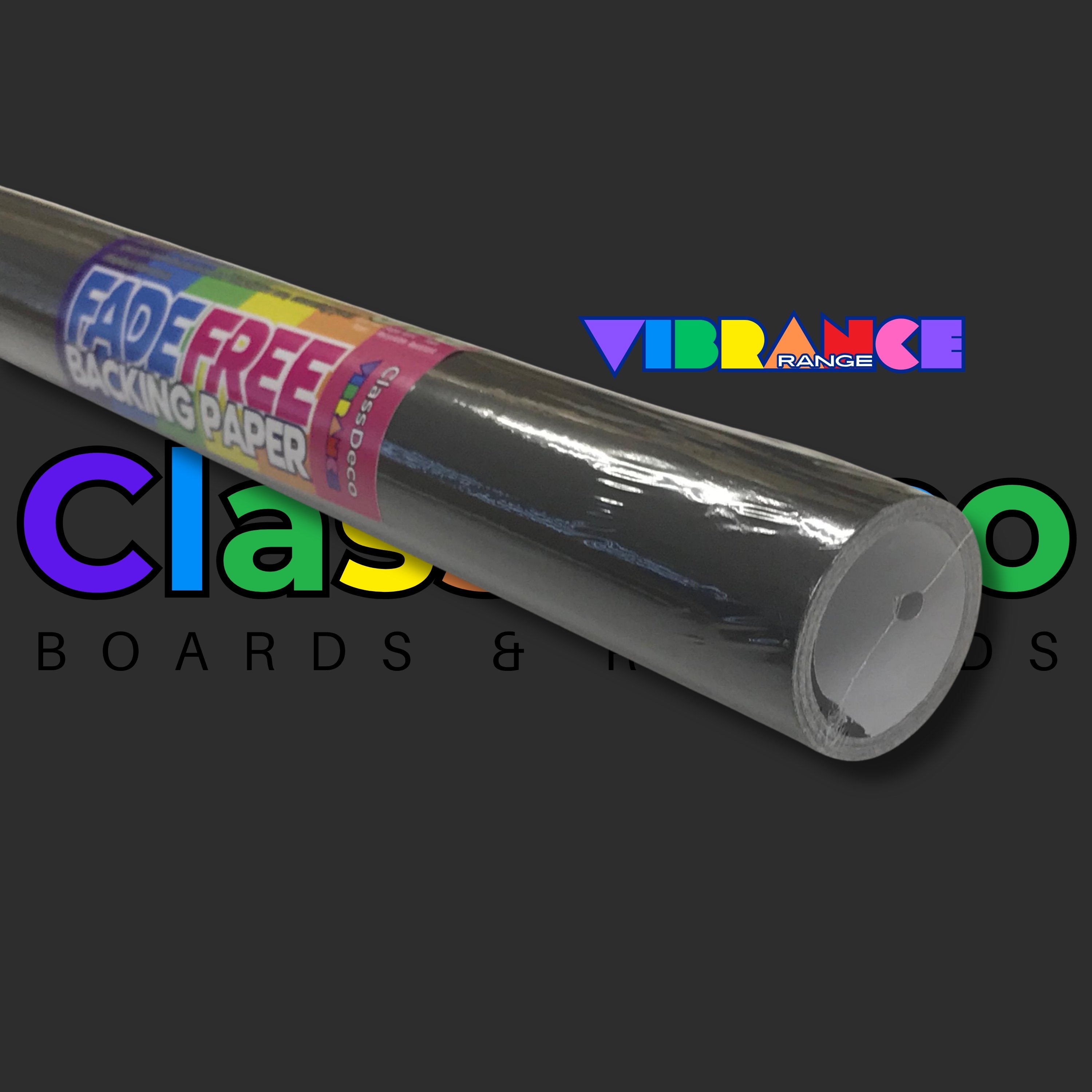 FadeFree Backing Paper - "Vibrance" Black (3.6m) 