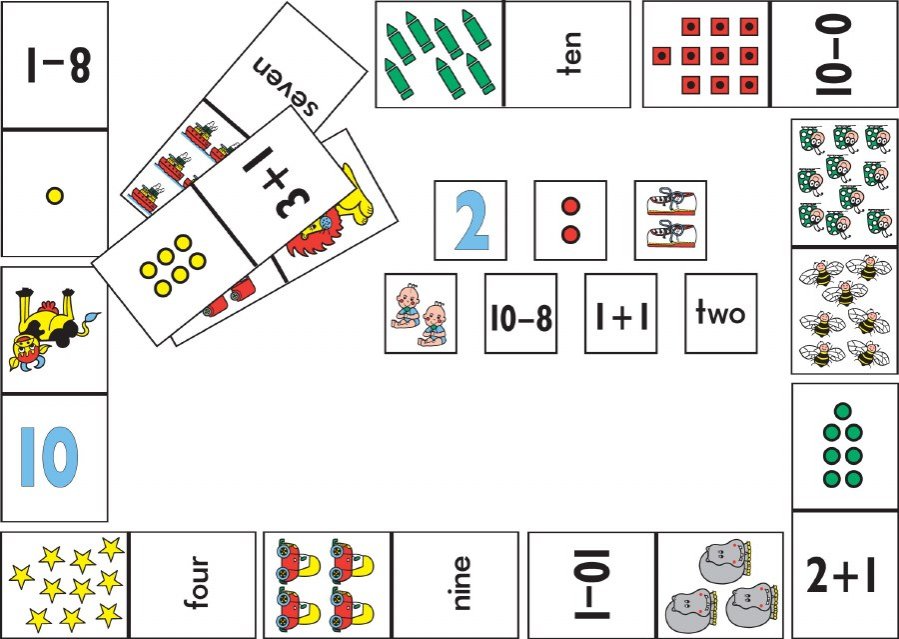 Matching Numbers Is Fun Dominoes