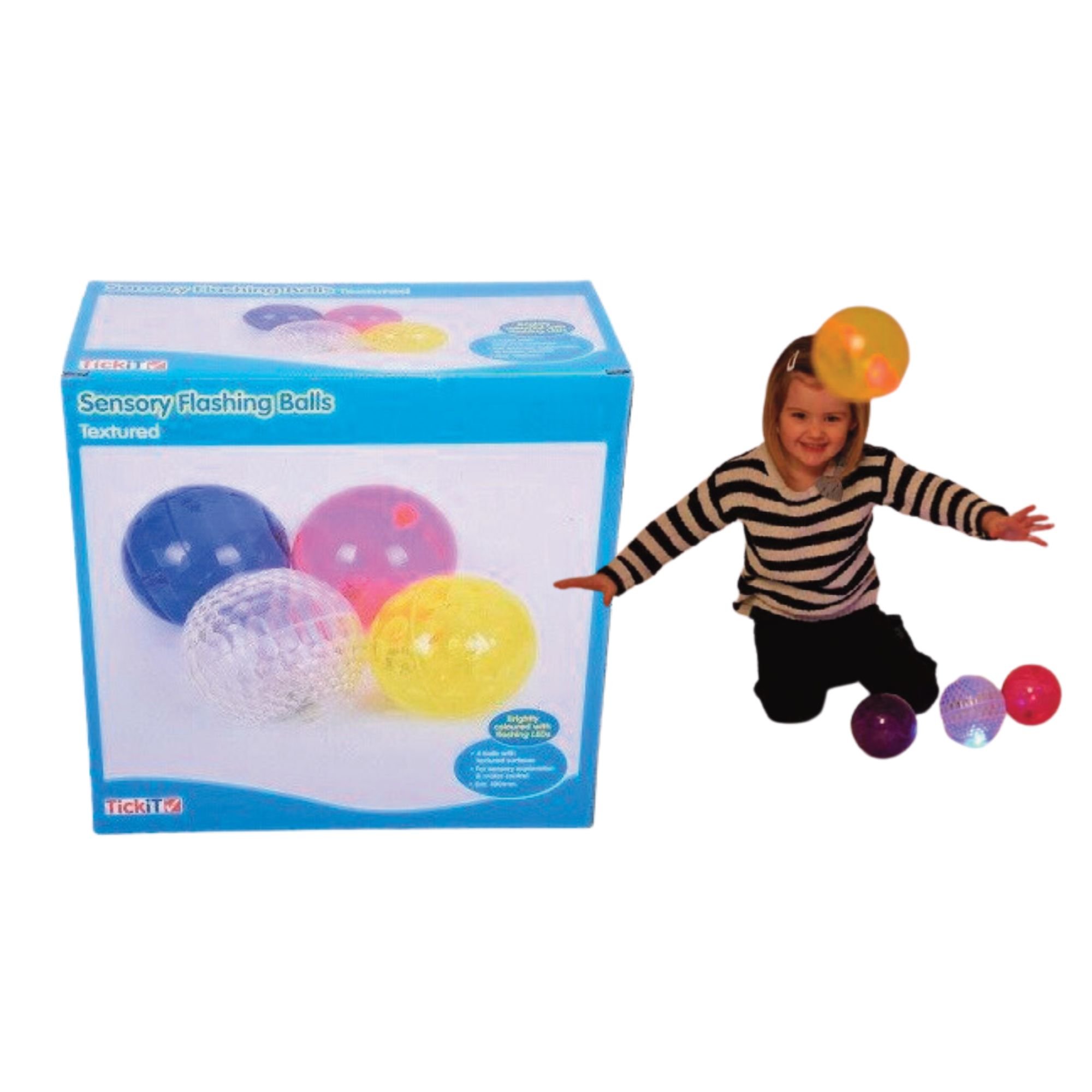 Sensory Flashing Balls (4 piece)