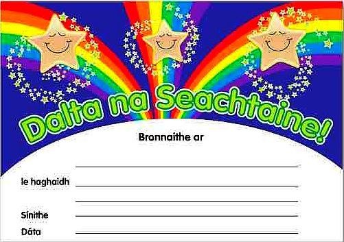Award Certificates - Dalta Na Seachtaine (20)