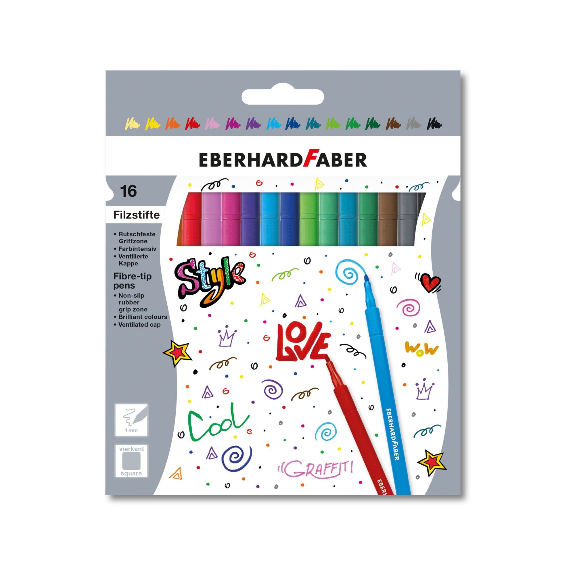 Faber Castell Fibre Tip markers (16)
