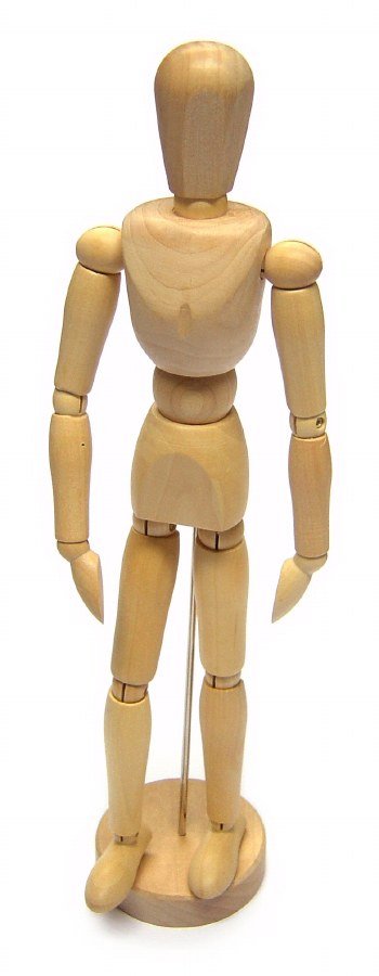 Wooden Manikin (12in)