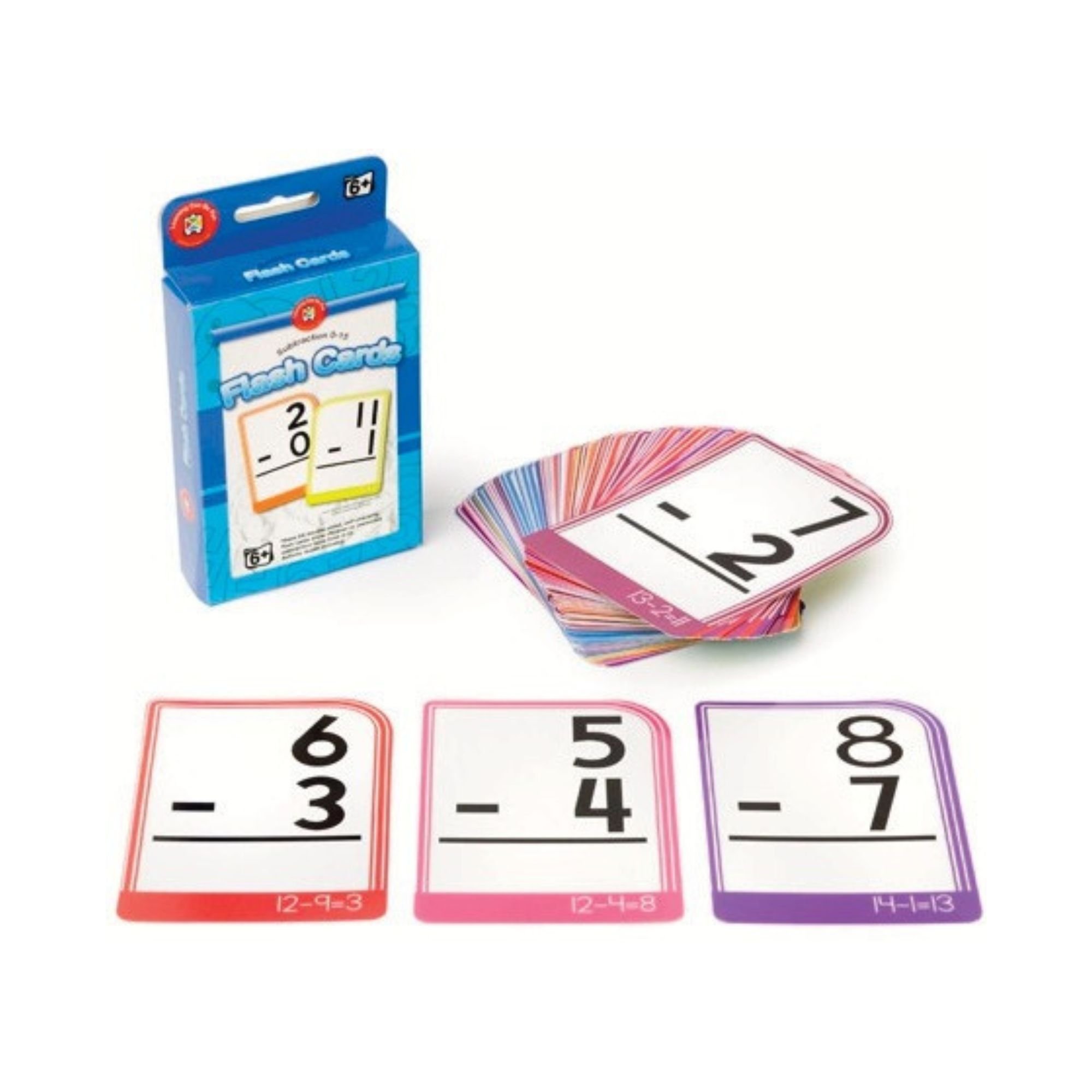 Write and Wipe Flash Cards - Subtraction 0 - 15