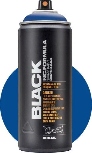 Montana Black Spray Paint - Royal Blue (400ml)