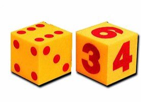 Giant Foam Dice Dot & Number (2)