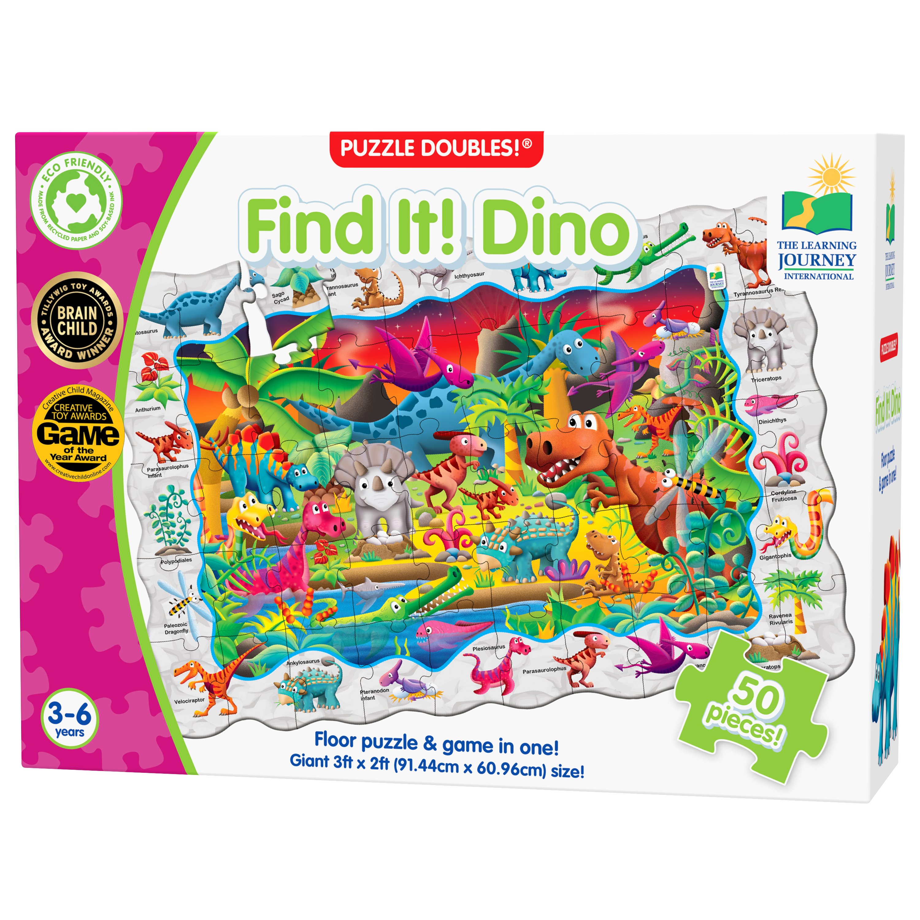 Puzzle Doubles - Find It! Dinos