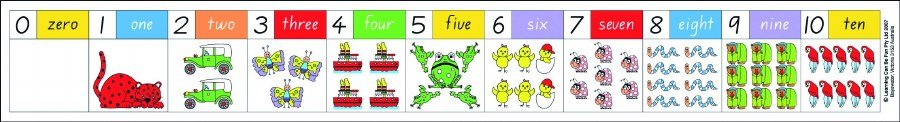 Desk Number Lines (12 pack)