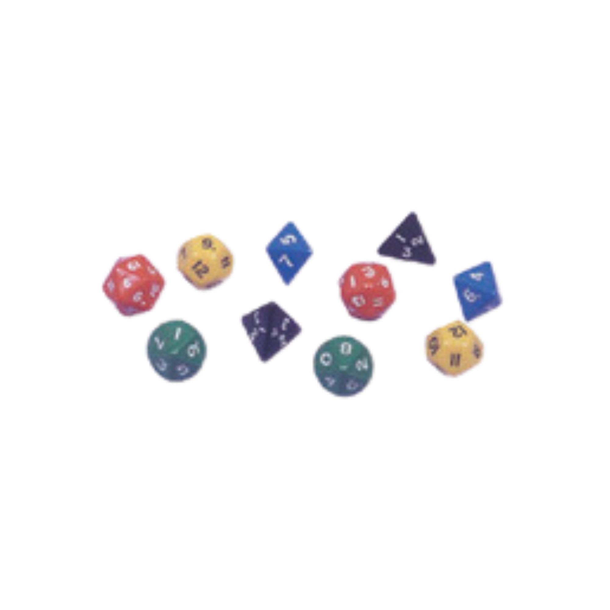 Polyhedron Number Dice (10 pack)