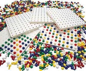 Pegboards & Pegs Set