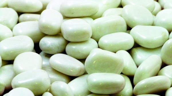 White Polished Stones 1kg