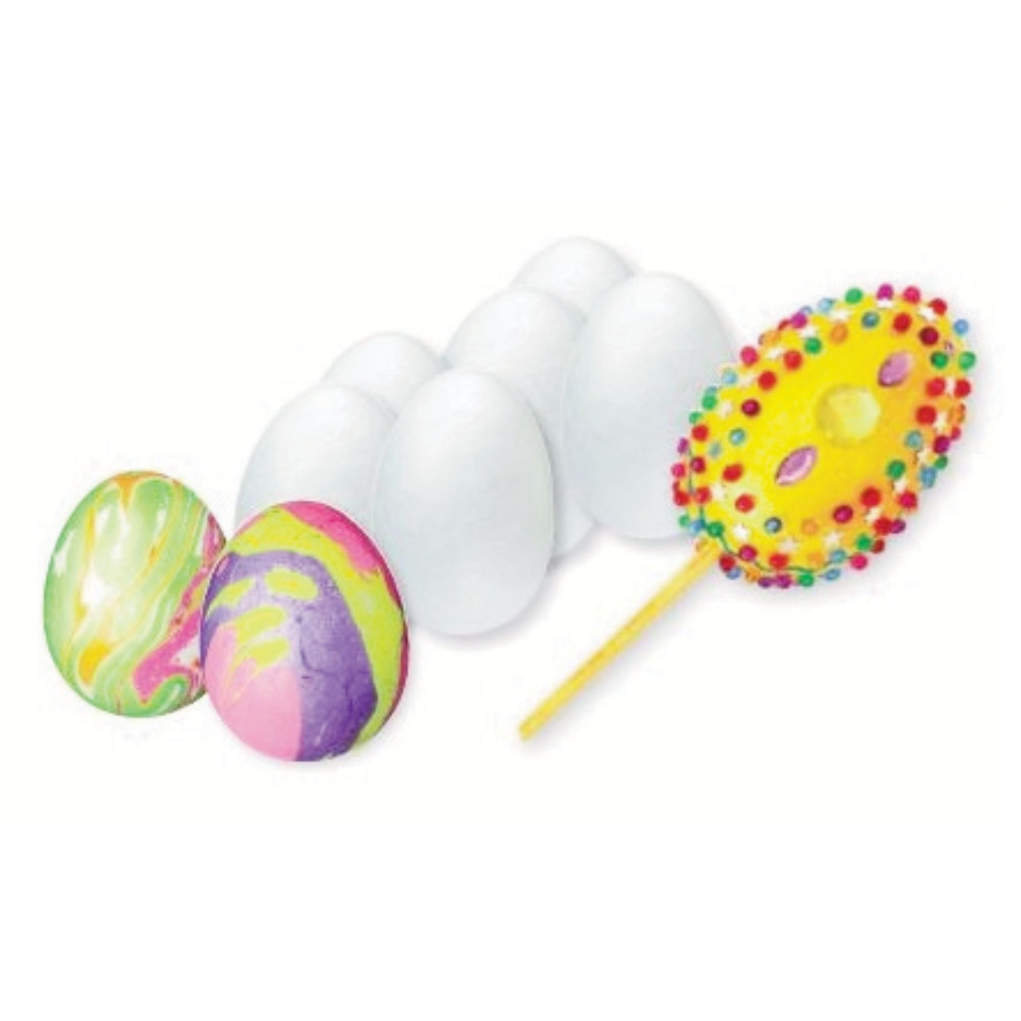 Plastic Eggs with Sticks (10)