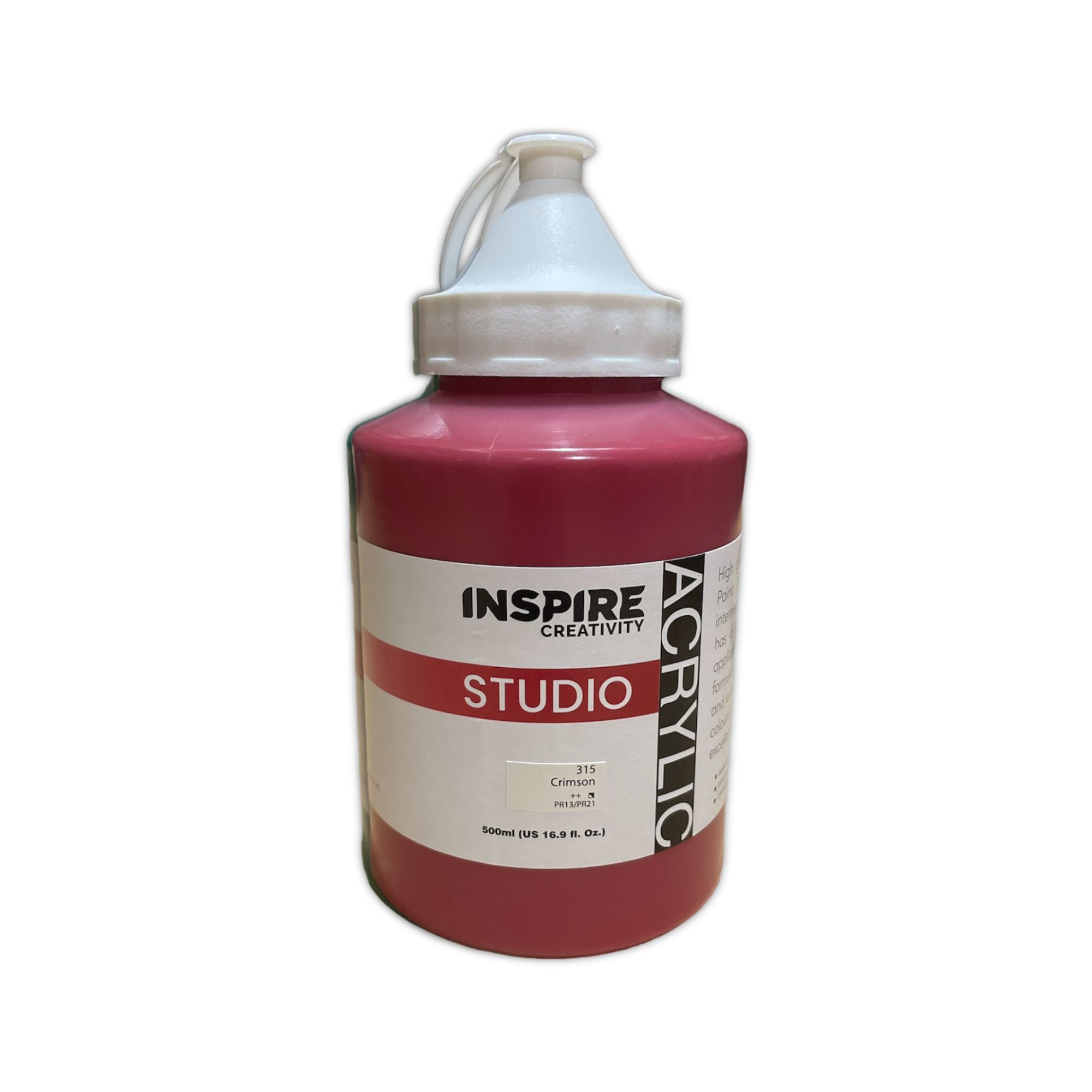 Inspire Studio Acrylic 500ml - Crimson