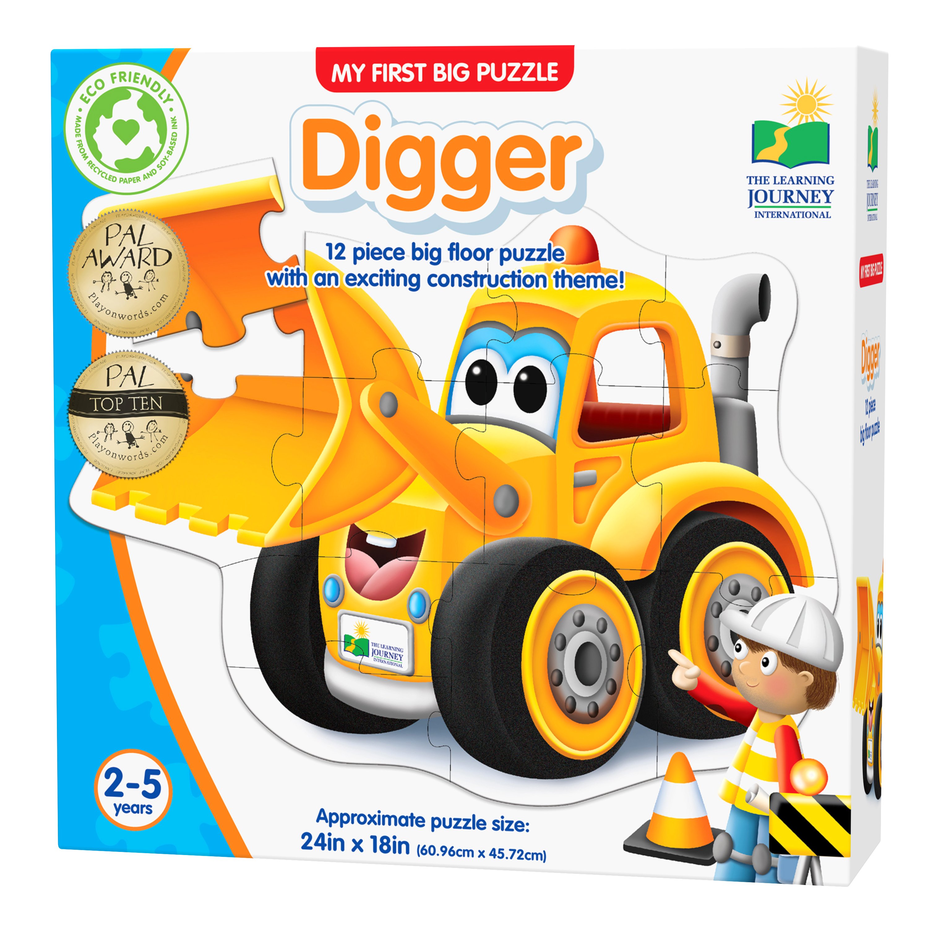 My First Big Puzzle - Digger Floor Puzzle (12 piece)