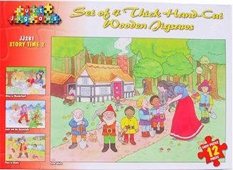 Wooden Jigsaw - Story Time Set 2 (Set of 4)