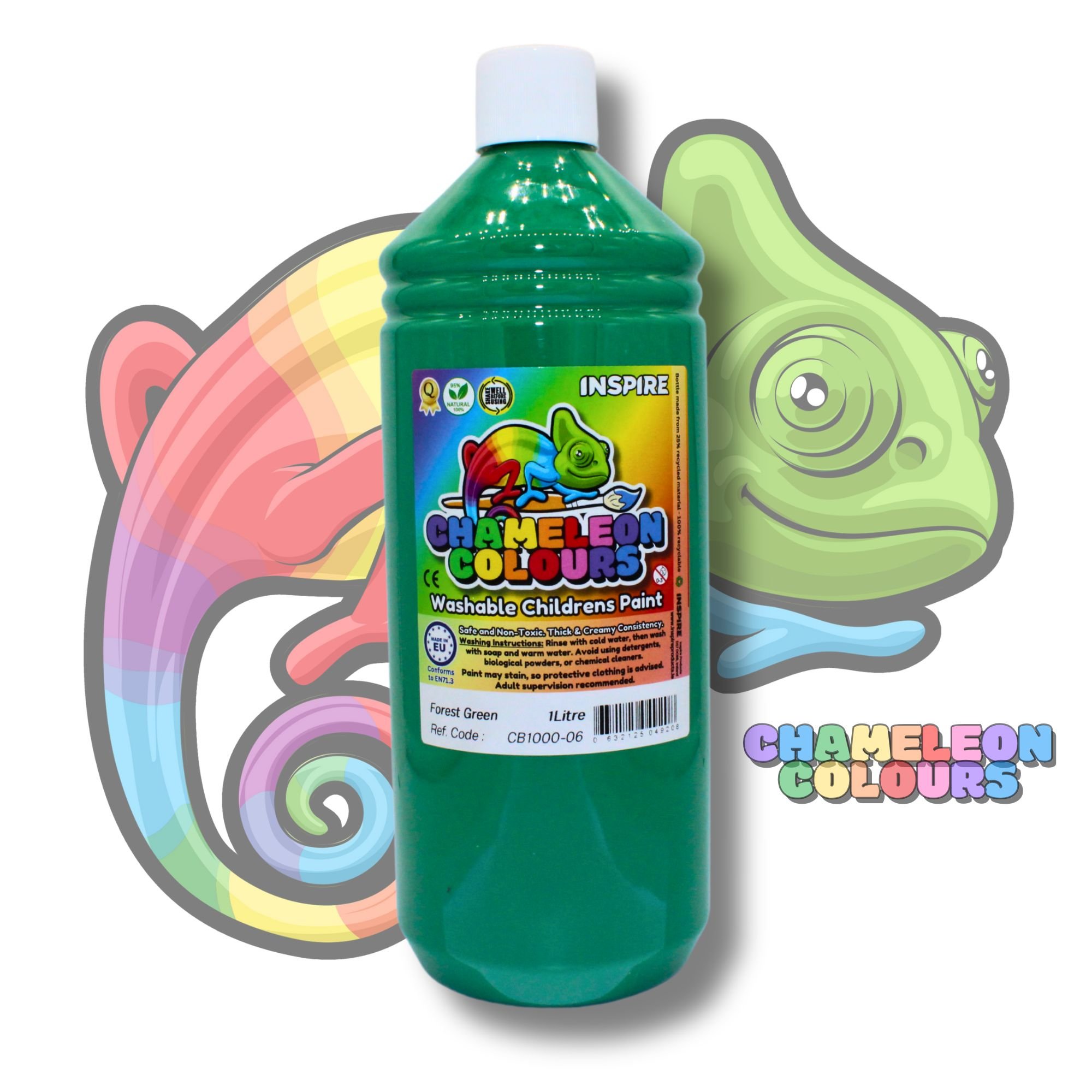Washable Poster Paint 1000ml - Forest Green
