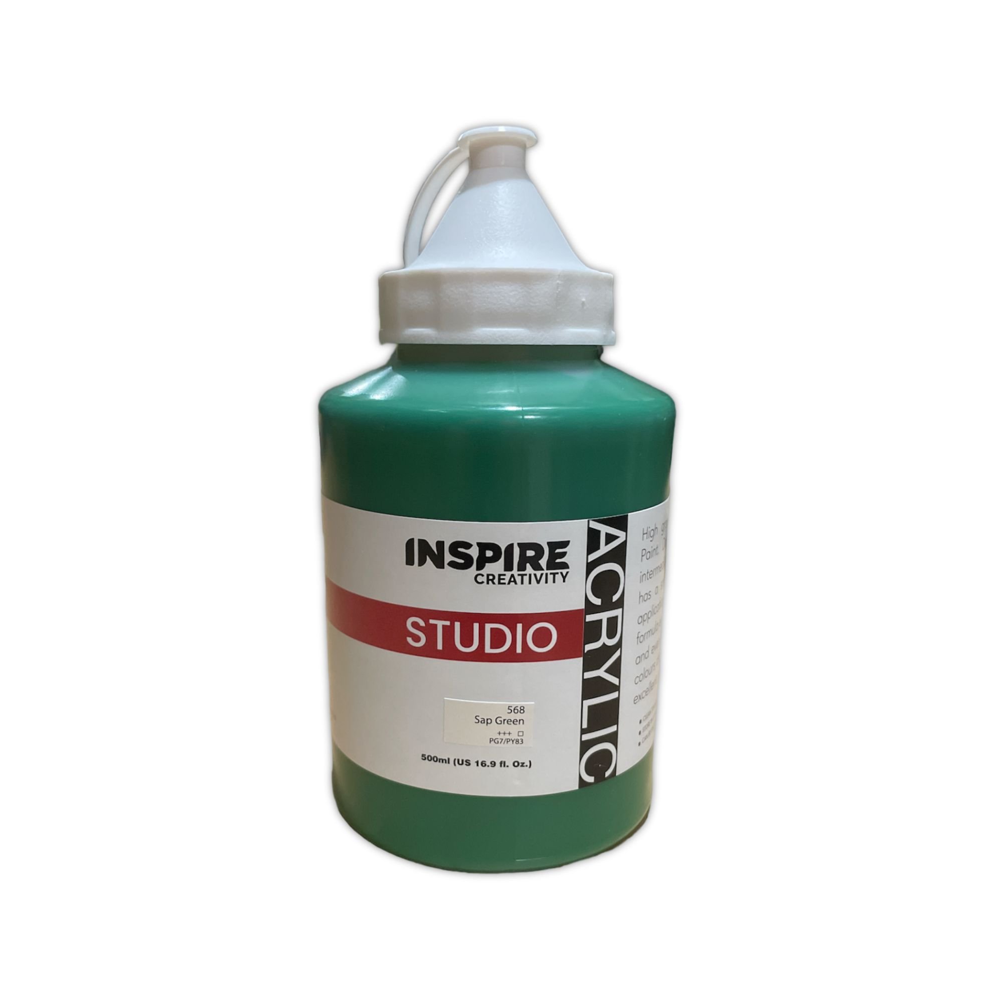 Inspire Studio Acrylic 500ml - Sap Green