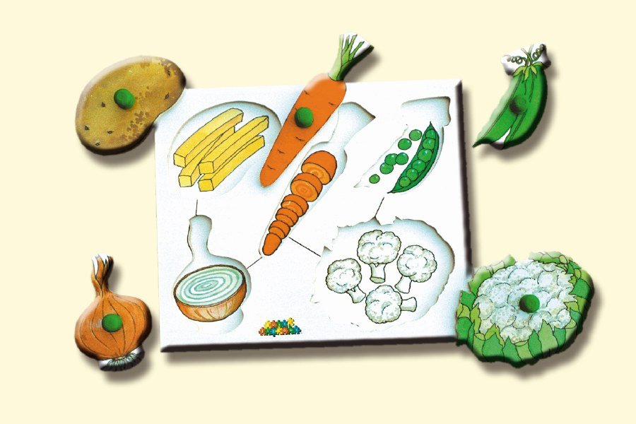 Pegboard- What's Inside Vegetables