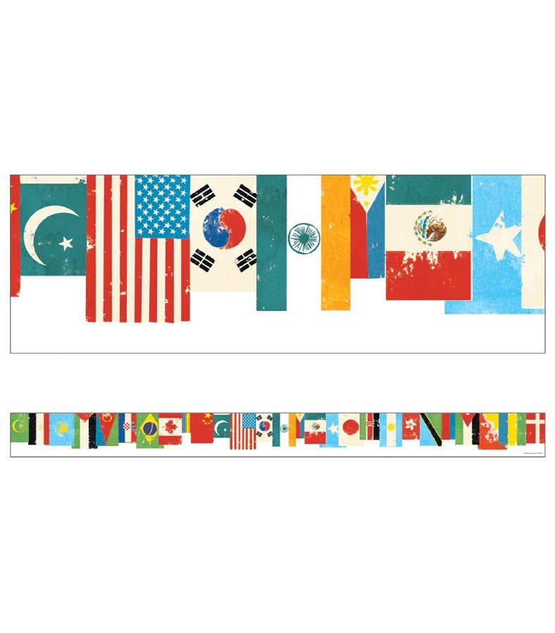 Straight Border - Flags 