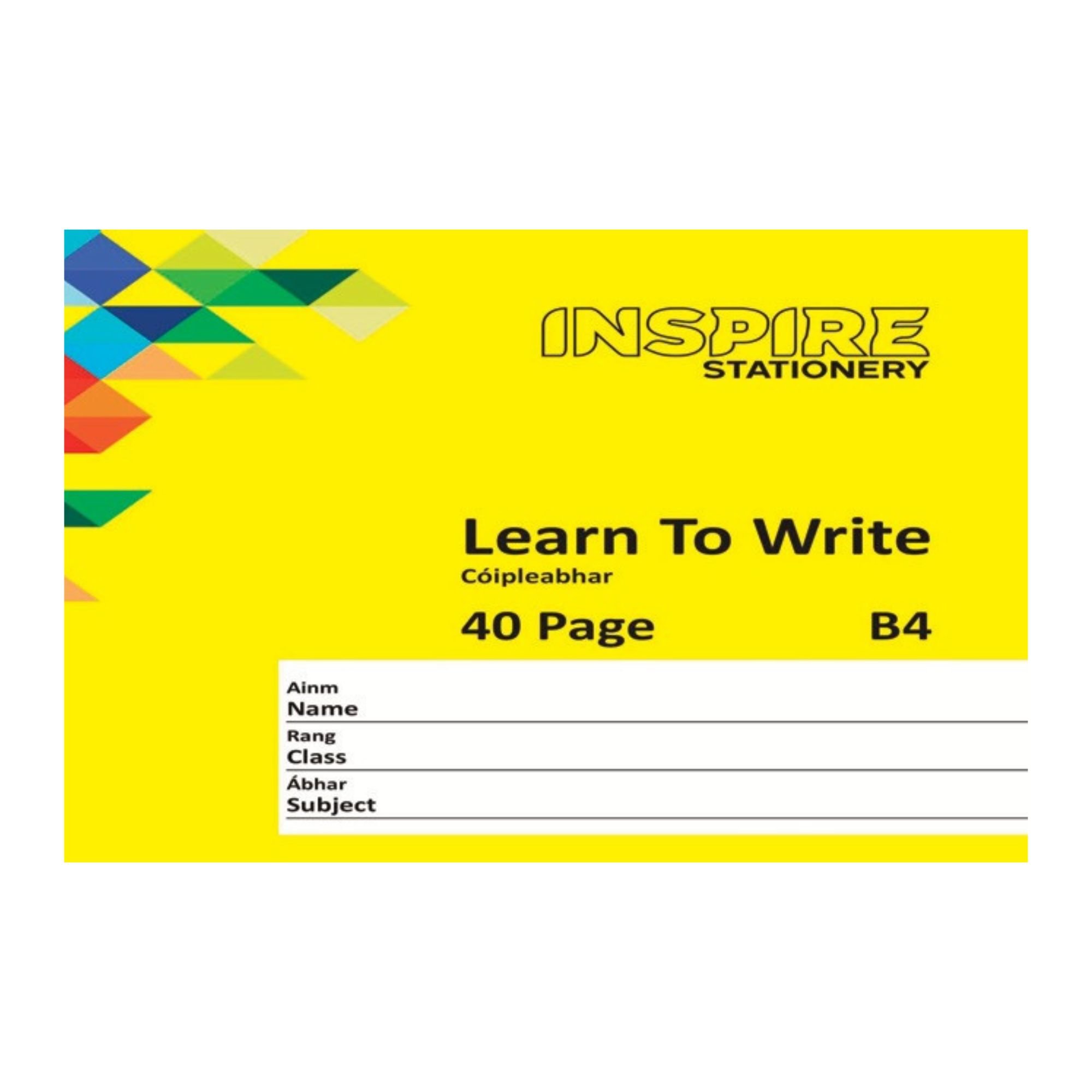 40pg B4 Learn To Write Copy