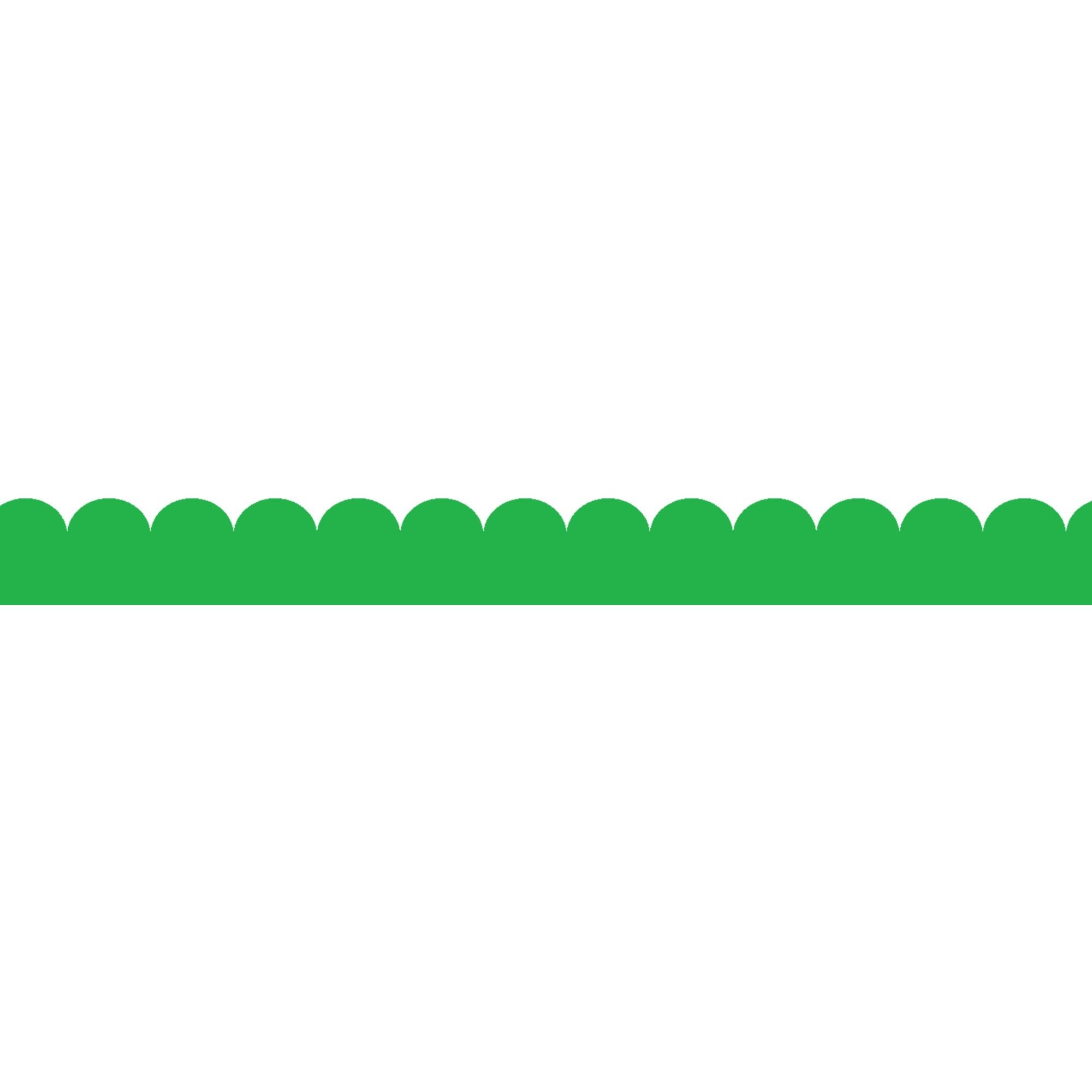 Scalloped Trimmer - "Vibrance" Green (12m)