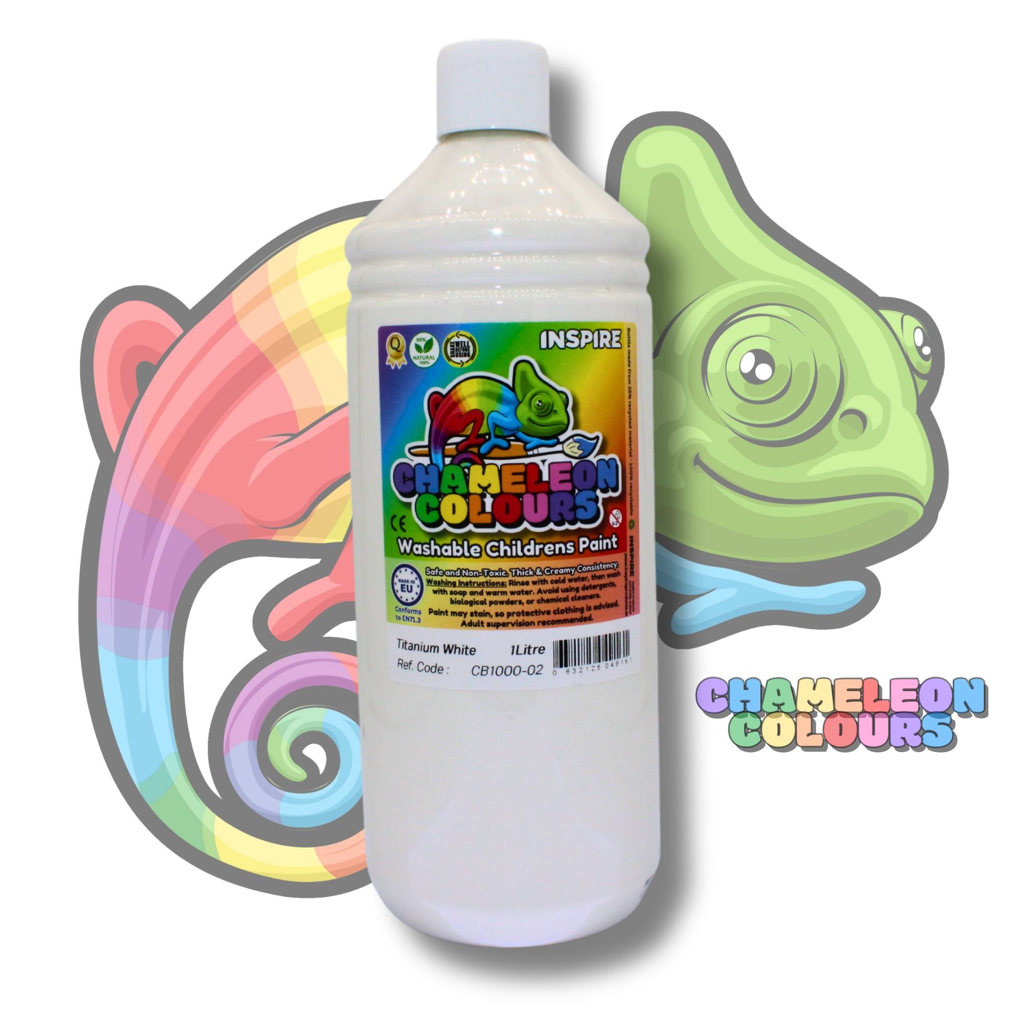 Washable Poster Paint 1000ml - White