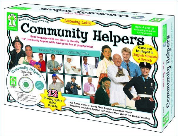 Listening Lotto - Community Helpers