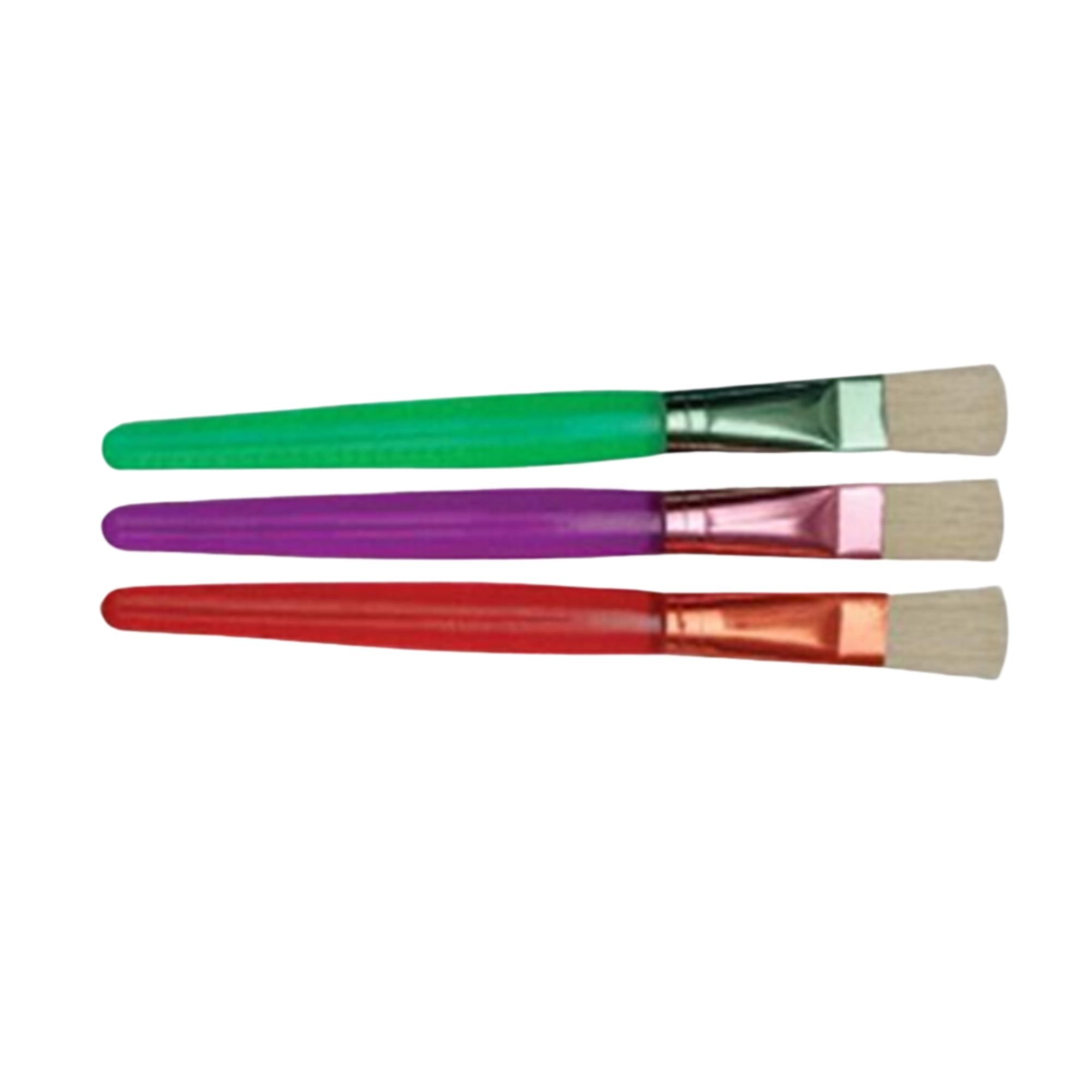 Junior Chubby Flat Brush Set (3)