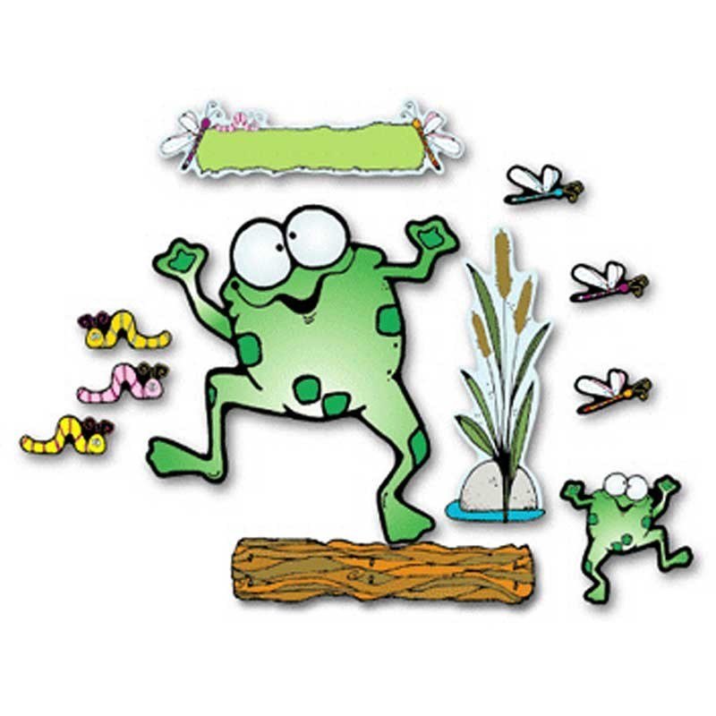 Mini Bulletin Board - Froggy & Friends