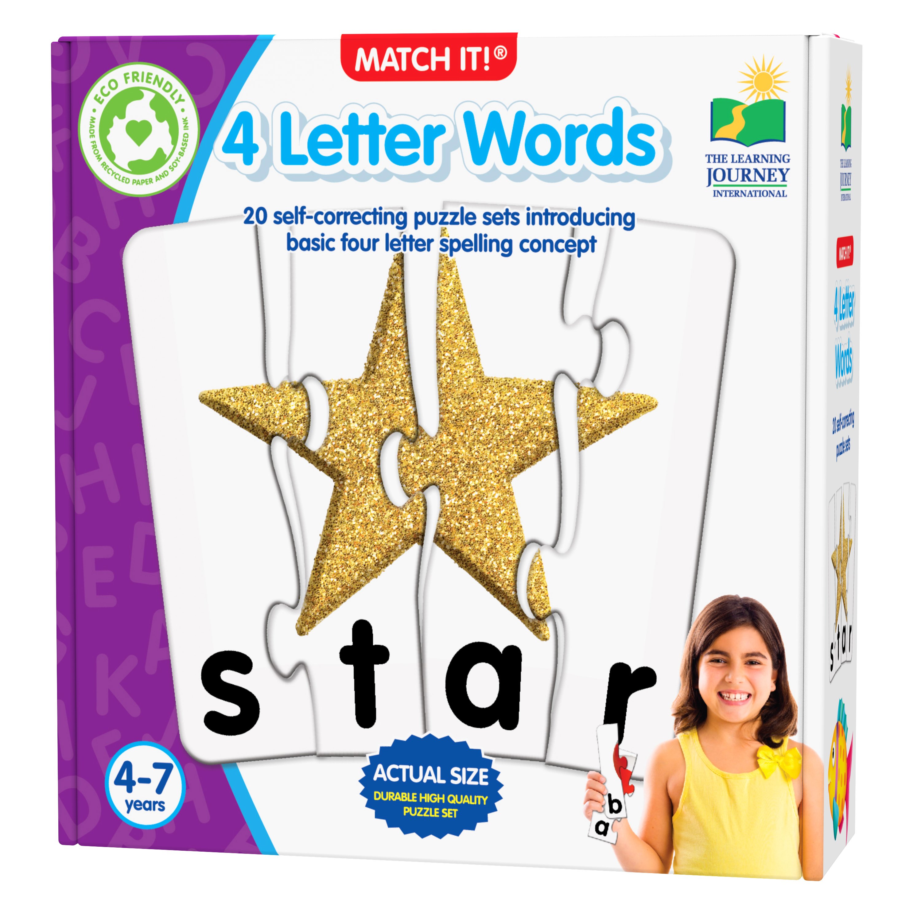 First Match It! 4 Letter Words