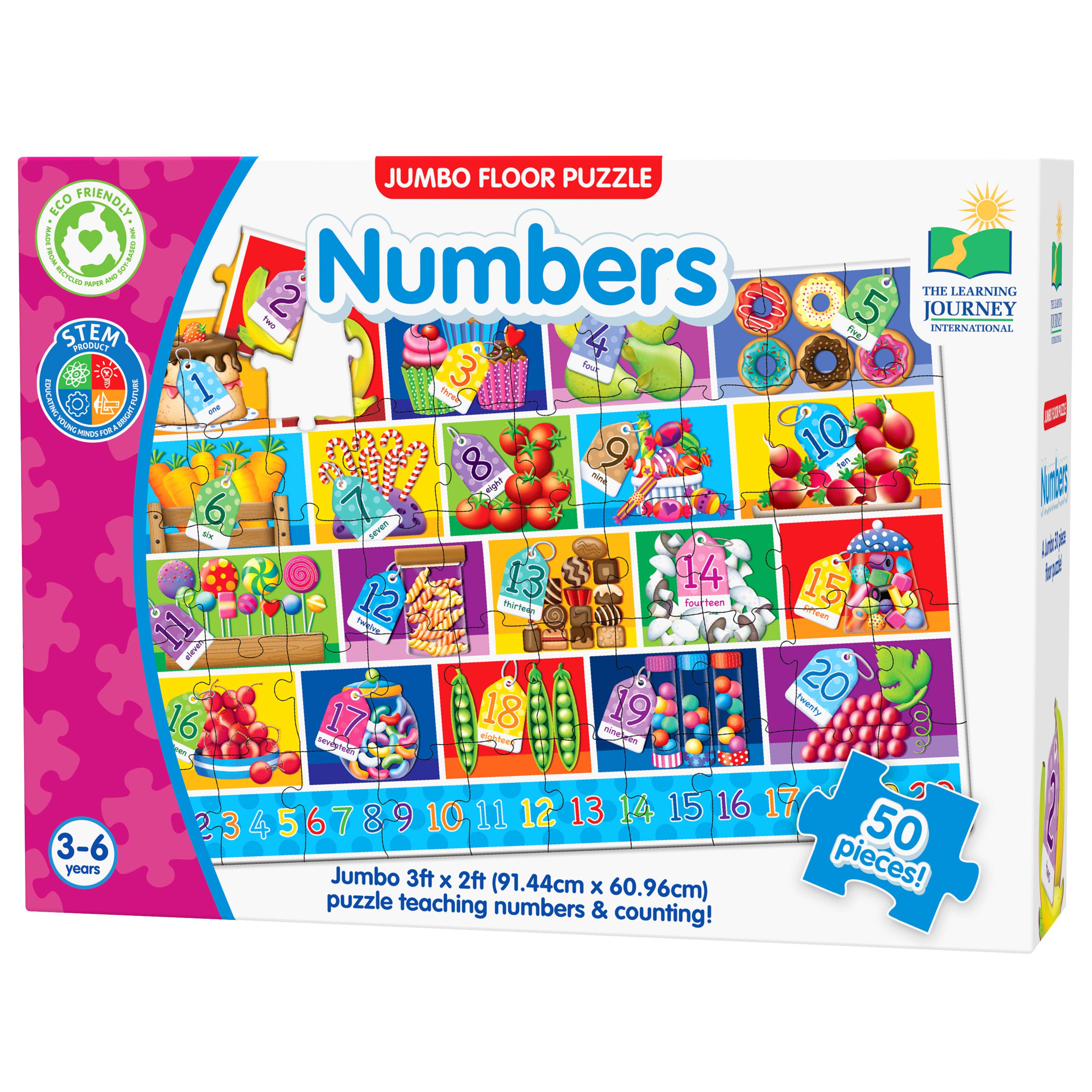 Jumbo Floor Puzzle - Numbers