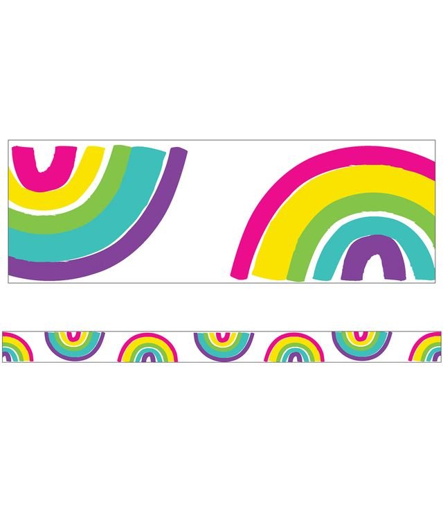 Straight Border - Rainbow 