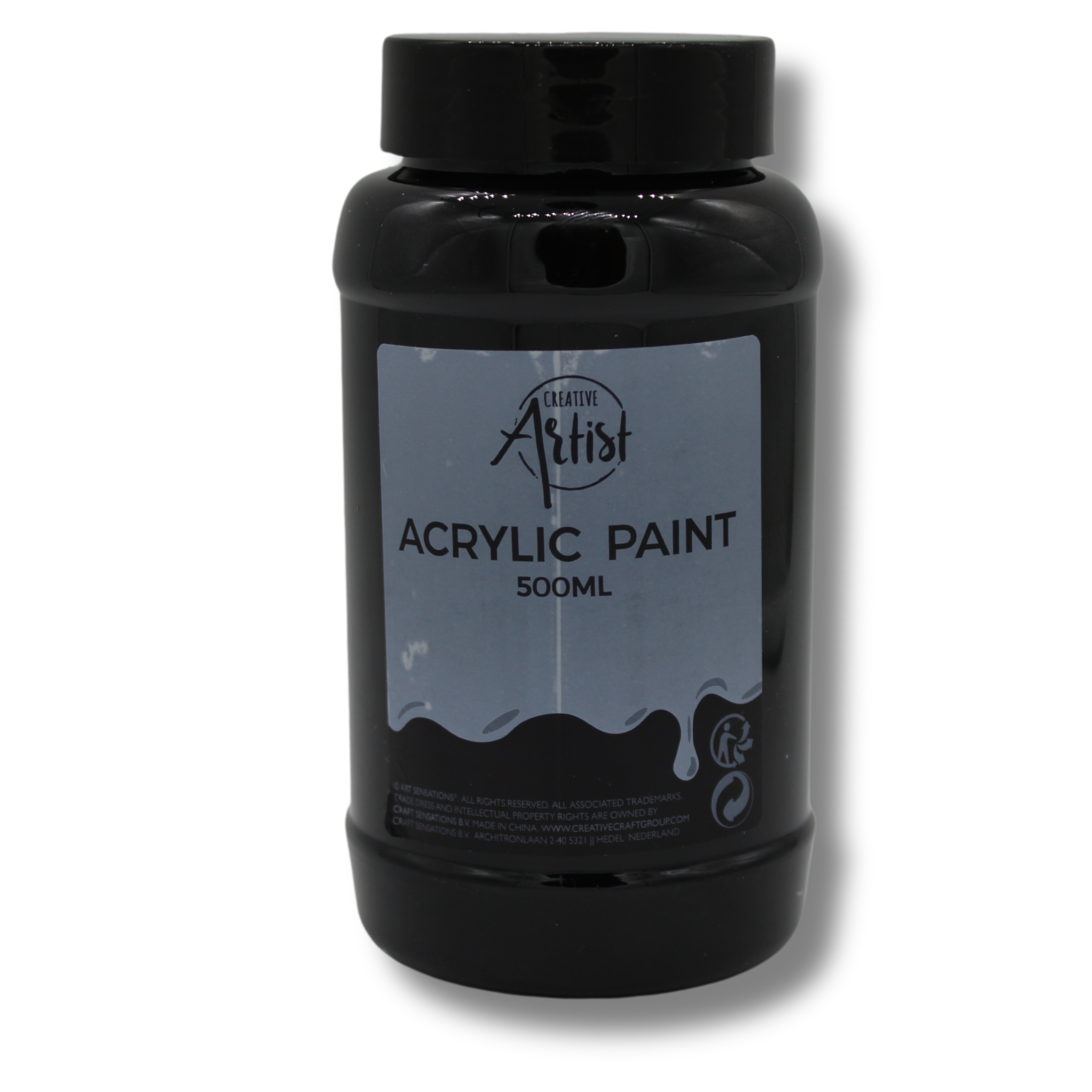 Acrylic Paint 500ml - Black