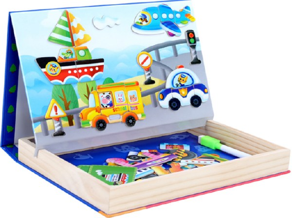 Fun Traffic Magnetic Puzzle