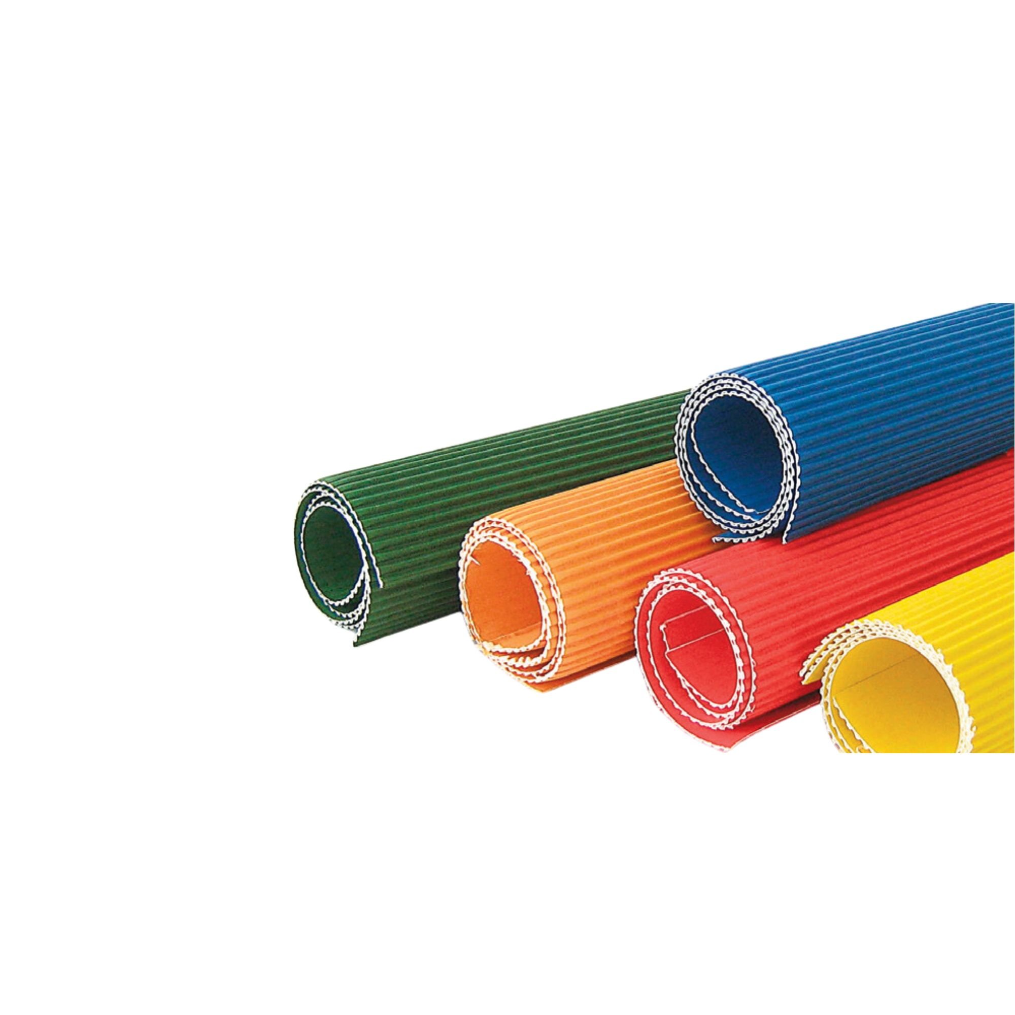 Corrugated Rolls 50cm x 70cm - White 