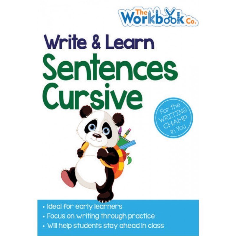 Write & Learn - Sentences Cursive